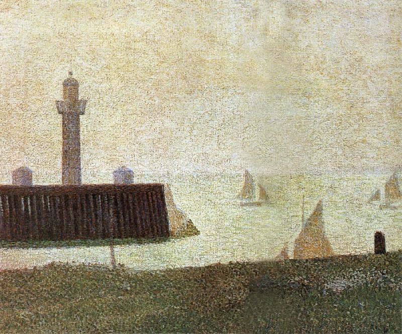 Georges Seurat End of the Seawall oil painting image